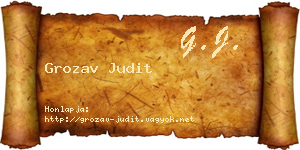 Grozav Judit névjegykártya